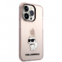 Karl Lagerfeld dėklas, skirtas iPhone 14 Pro Max 6,7" KLHCP14XHNCHTCP rožinis kietas dėklas Glitter Choupette Patch Karl Lagerfeld dėklas, skirtas iPhone 14 Pro Max 6,7" KLHCP14XHNCHTCP rožinis kietas dėklas Glitter Choupette Patch