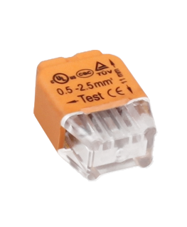 Orno 2-wire push-in connector for wire 0.75-2.5 mm ? IEC 300V / 24A 100 pcs