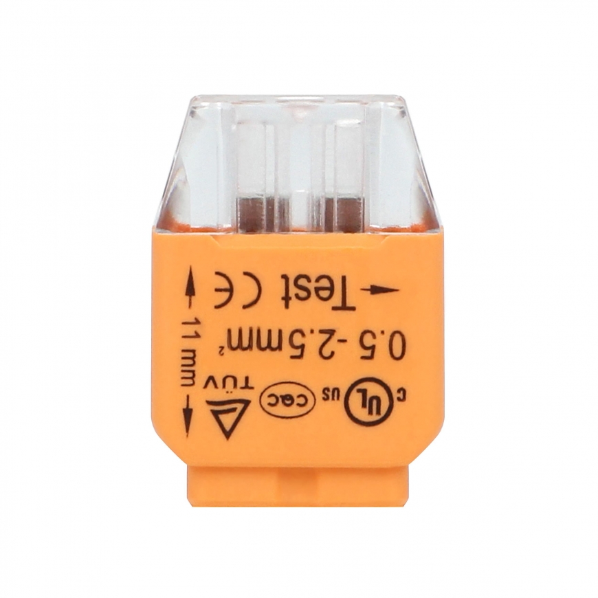 Orno 2-wire push-in connector for wire 0.75-2.5 mm ? IEC 300V / 24A 100 pcs – 4