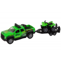 Lean Cars Hipo Auto with trailer and quad, light, sound 510220 Lean Cars Hipo Auto with trailer and quad, light, sound 510220