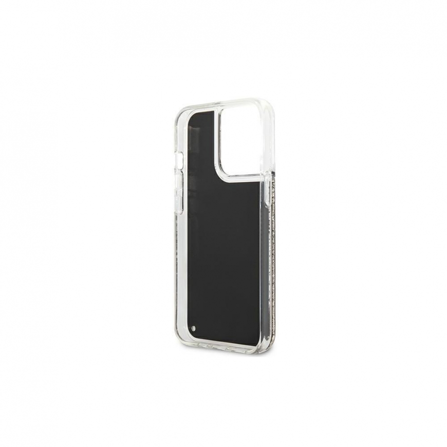 Karl Lagerfeld Karl Lagerfeld KLHCP13LLGGKBK iPhone 13 Pro/ 13 6.1" Black/Black Hard Case Liquid Glitter Gatsby – 4