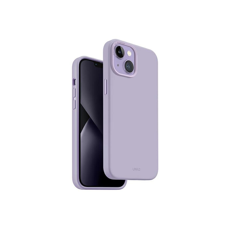 Case Uniq UNIQ etui Lino do iPhone 14 Plus 6.7" lilac/lilac lavender