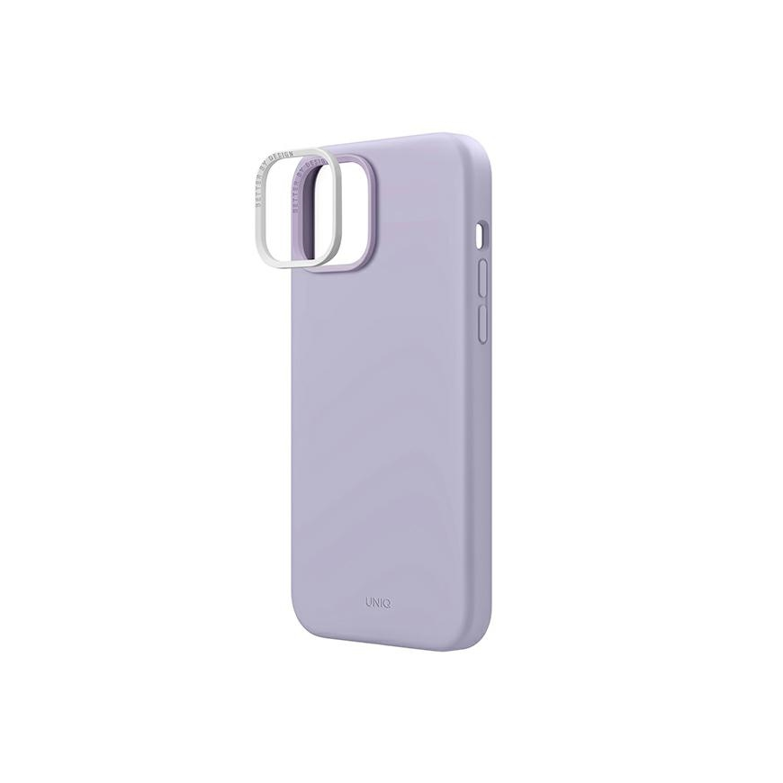 Dėklas Uniq UNIQ etui Lino do iPhone 14 Plus 6,7" lilak/lilac lavender – 3