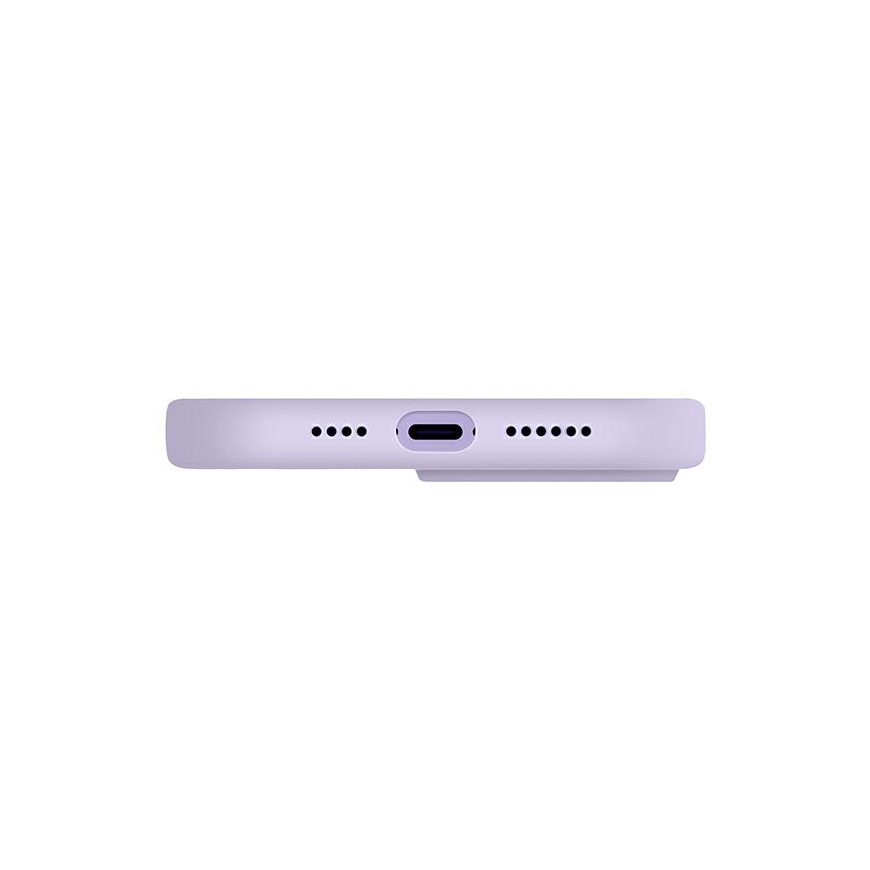 Dėklas Uniq UNIQ etui Lino do iPhone 14 Plus 6,7" lilak/lilac lavender – 5