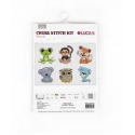 luca S Cross stitch kit Friends 1 8x9 cm SJK038 luca S Cross stitch kit Friends 1 8x9 cm SJK038
