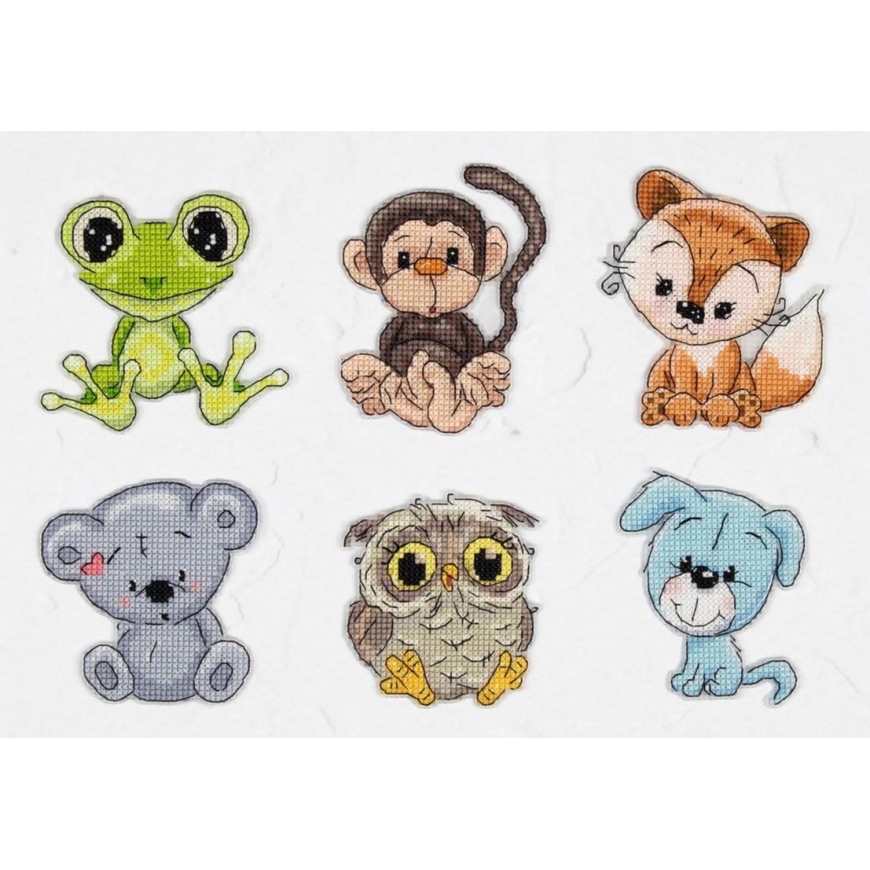 luca S Siuvinėjimo kryželiu rinkinys Friends 1 8x9 cm SJK038 – 2