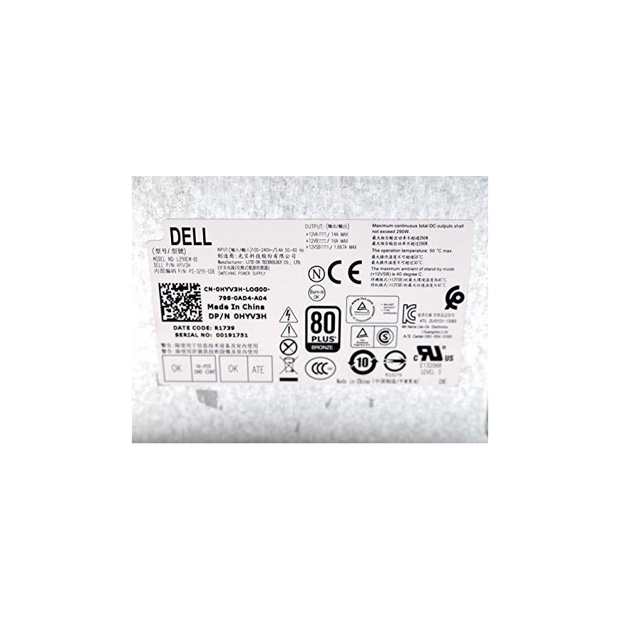 Dell Power Supply 290W – 5