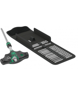 Wera 05057473001 Terkšlinis veržliaraktis 17 vnt Juoda, Žalia