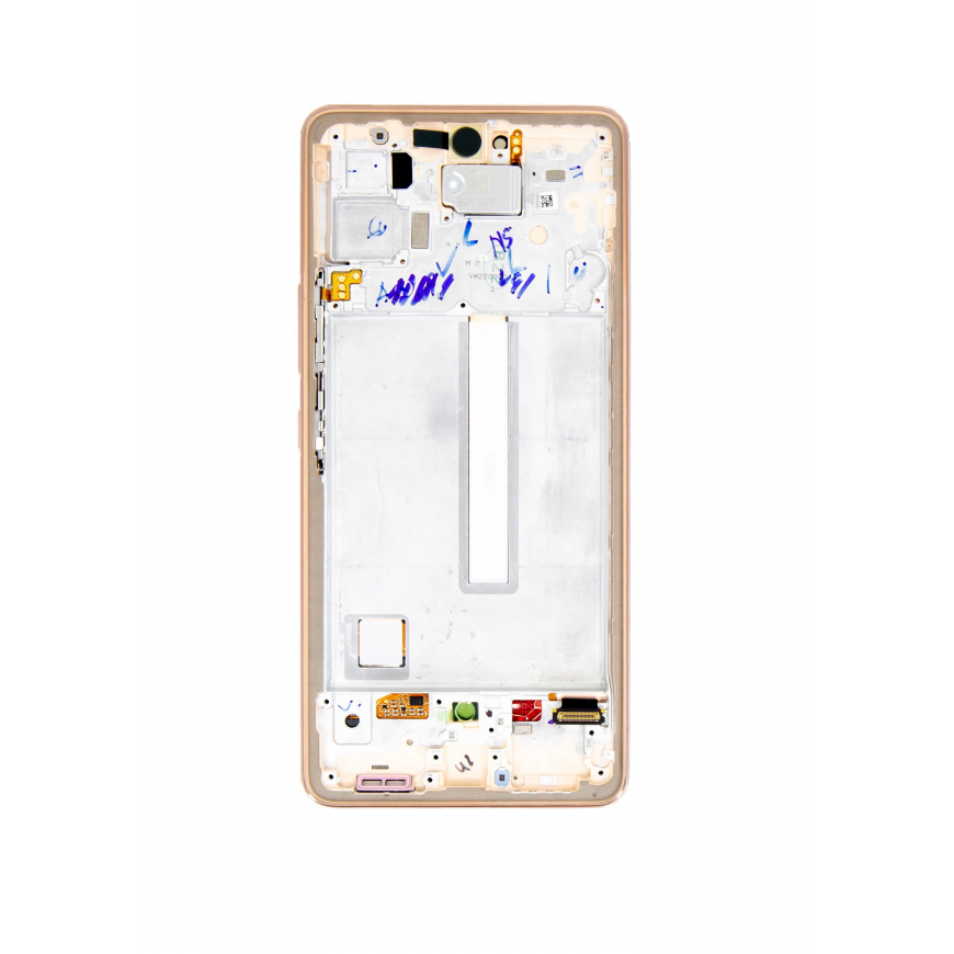 LCD display +Touch Unit + Front Cover Samsung A536B Galaxy A53 5G Awesome Peach (Service Pack)