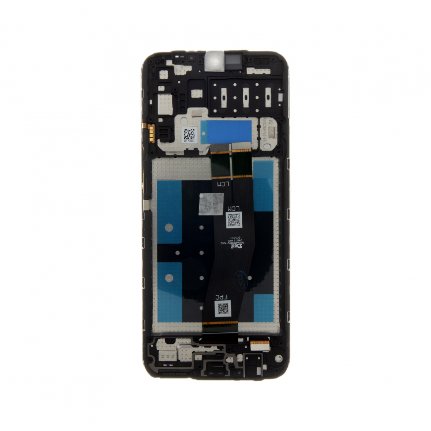 LCD display + Touch Unit + Front Cover Samsung A145 Galaxy A14 4G Black (Service Pack)