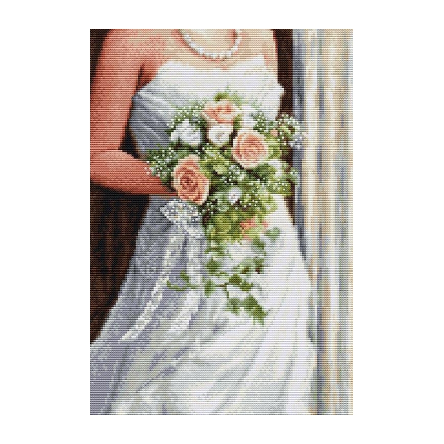 luca S Cross stitch kit The Bride 19x28cm SBU5023 – 2