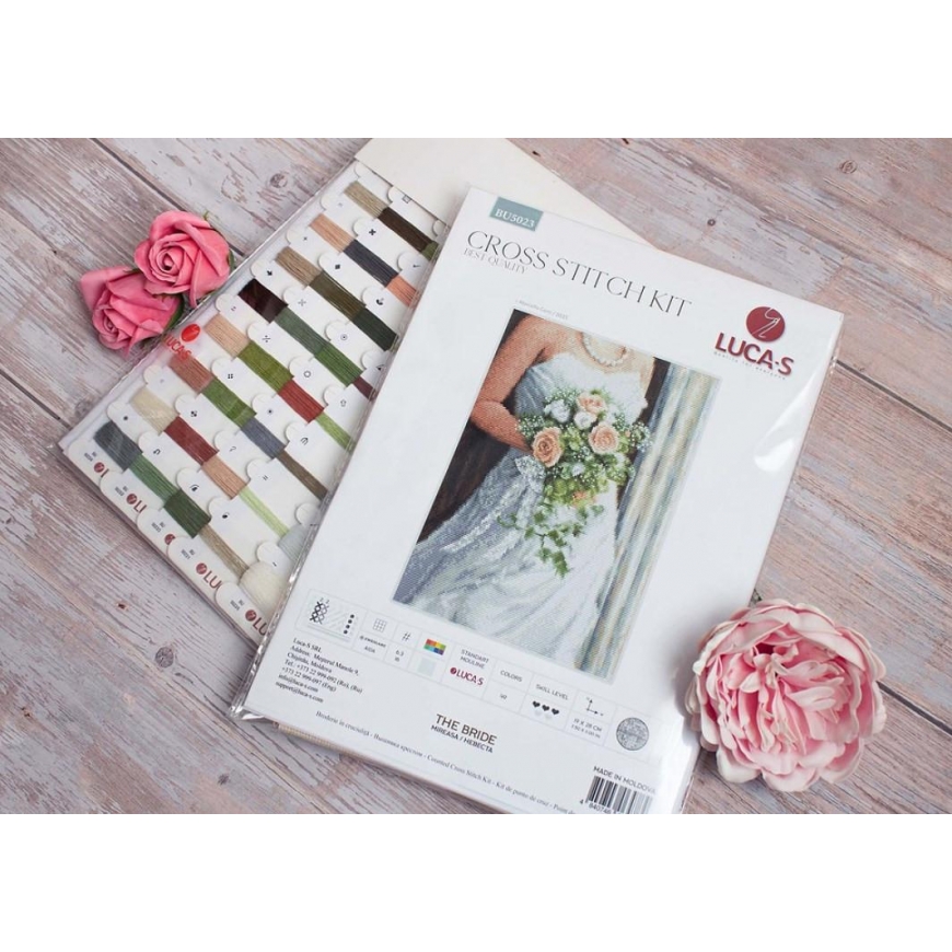 luca S Cross stitch kit The Bride 19x28cm SBU5023 – 4