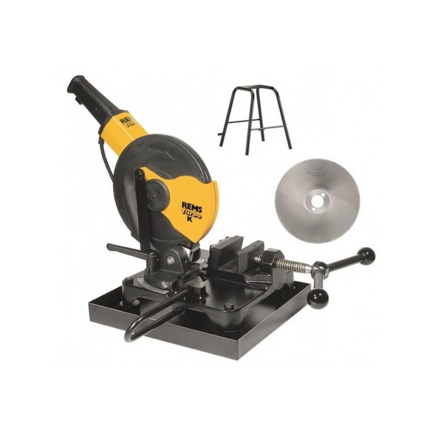 Diskinis metalo pjūklas REMS Turbo K Basic su priedais