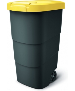 Prosperplast Garden basket WHEELER 90 L - yellow