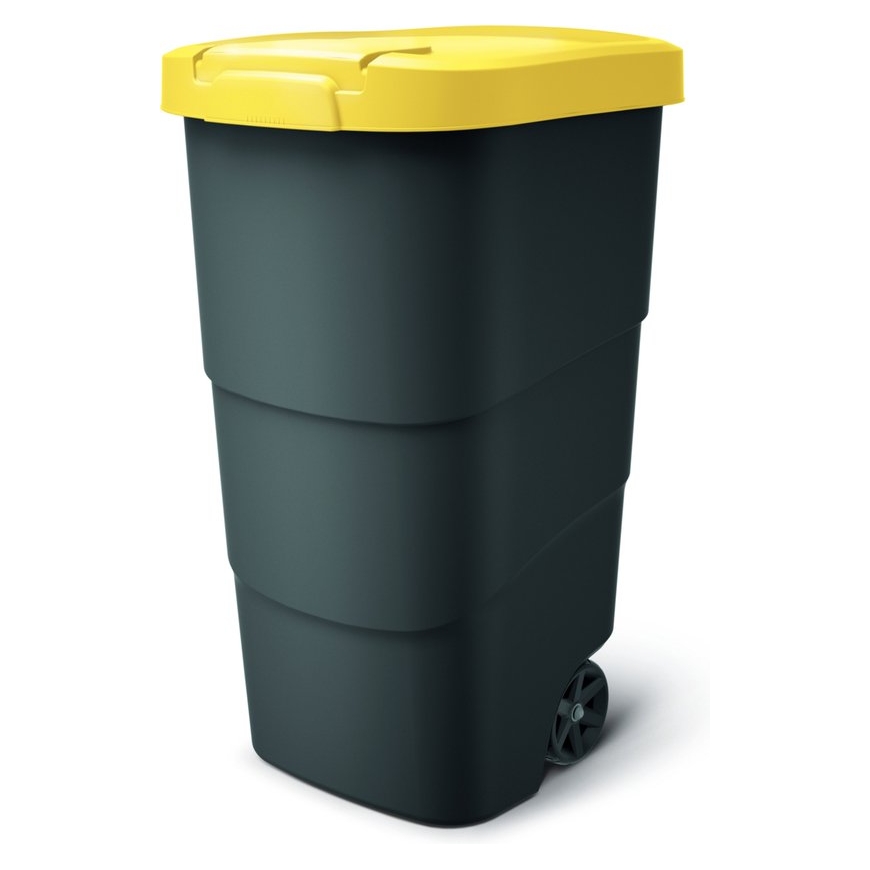 Prosperplast Garden basket WHEELER 90 L - yellow