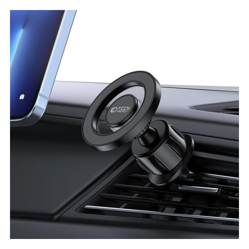 4kom.pl Car mount N51 magnetic MagSafe do kratki Car Mount Black – 5