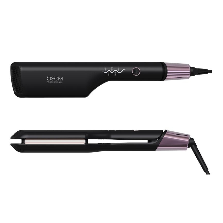 Osom Professional Triple Barrel Waver Iron hair styling tongs, 88 W, 140 - 220°C – 3