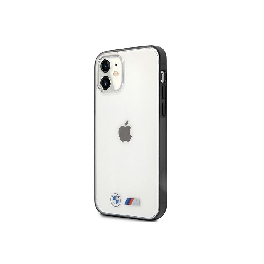 Dėklas BMW BMHCP12SMBTOK iPhone 12 mini 5,4 colių permatomas kietas dėklas Sandblast – 2