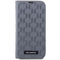 Karl Lagerfeld dėklas, skirtas iPhone 14 Pro 6.1" KLBKP14LSAKLHPG Sidabrinis BT Saffiano Mono Karl Lagerfeld dėklas, skirtas iPhone 14 Pro 6.1" KLBKP14LSAKLHPG Sidabrinis BT Saffiano Mono