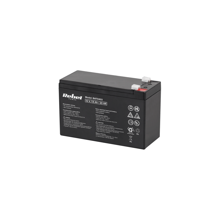 Rebel Electro Lead battery Rebel 12V