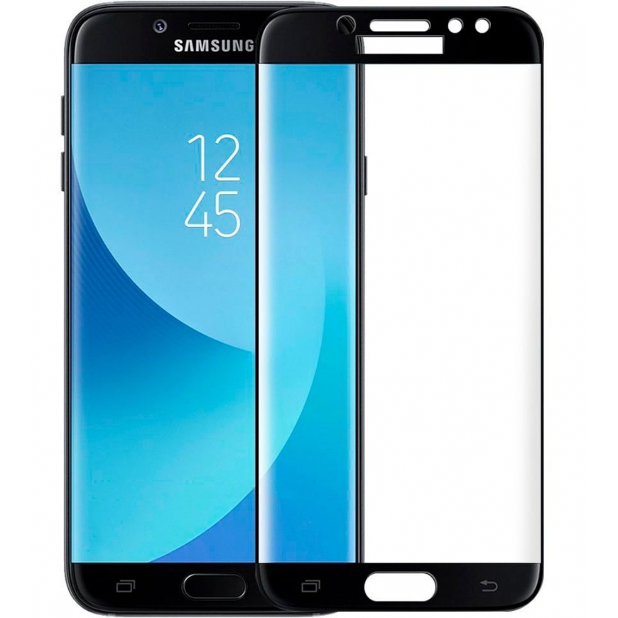 iLike Samsung J7 2017 J730 5D Tempered glass Black