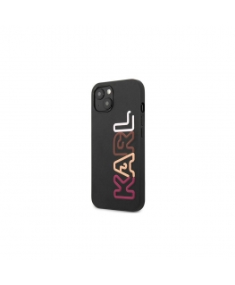 Karl Lagerfeld KLHCP13SPCOBK iPhone 13 mini 5.4" Black / Black Hard Case Multi Pink Brand