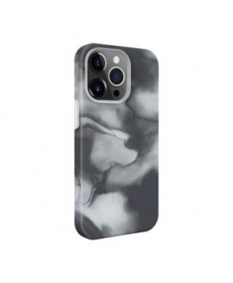 Evelatus Apple iPhone 14 Pro Premium Silicone case Customized Print Gray