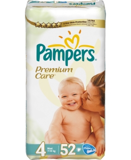 Pampers Premium Care 4 52 pcs