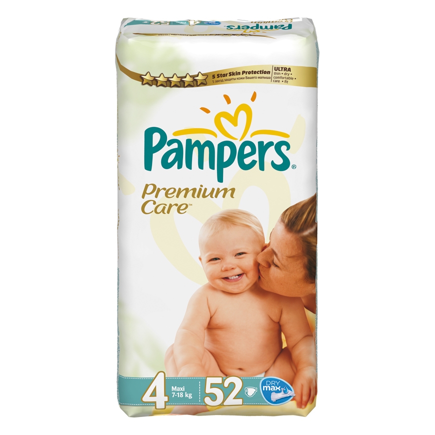Pampers Premium Care 4 52 tk