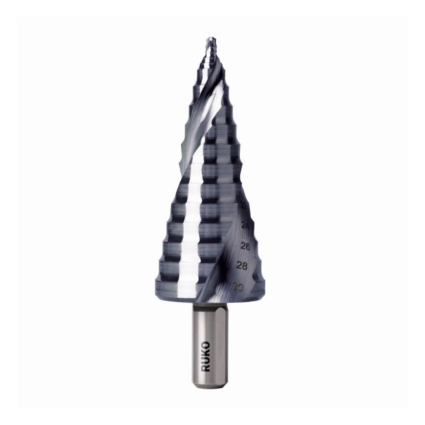 Step drill RUKO UltimateCut Flowstep Ø8.0-30.0mm