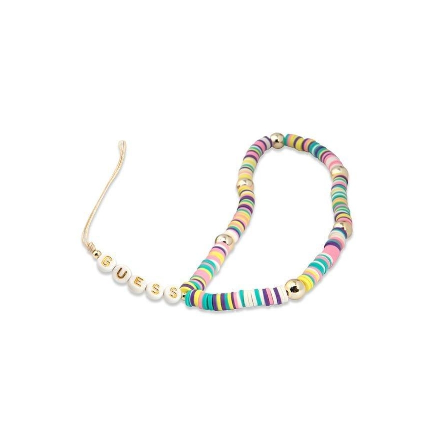 Guess Guess Pendant GUSTPEAM Phone Strap Multicolor/Multicolor Heishi Beads – 2