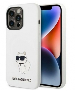 Karl Lagerfeld Apple iPhone 14 Pro Max 6,7 Silicone Choupette White