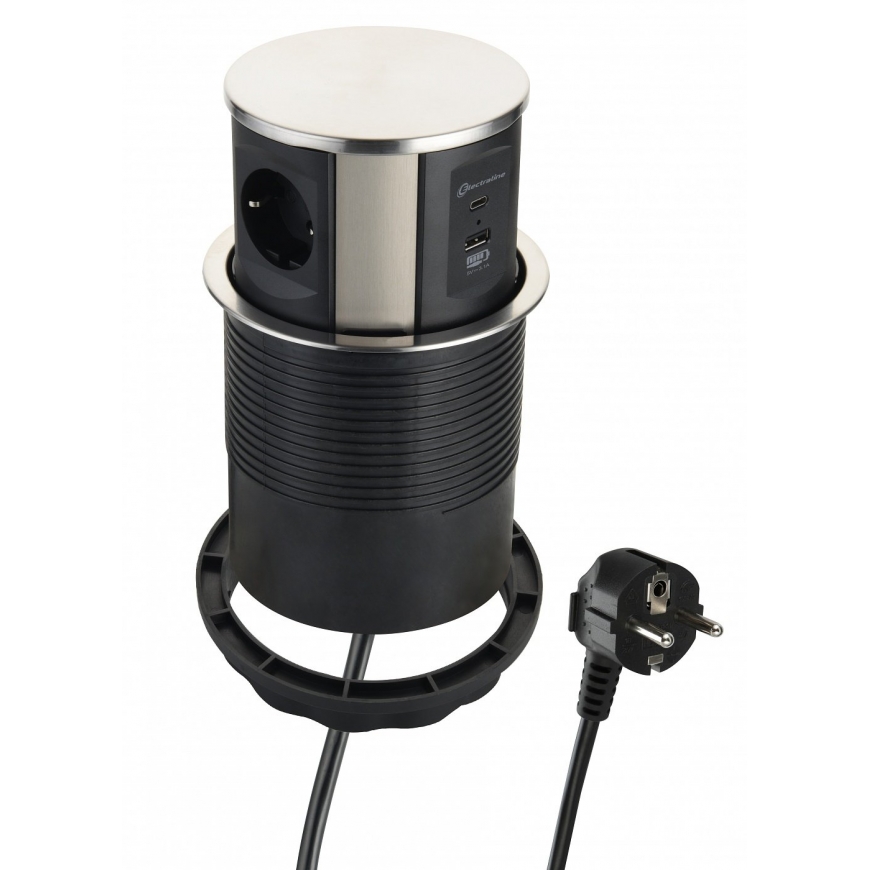 Electraline 62571 Multisocket In-Desk 2xUSB / 3G / 1.5 / 2m