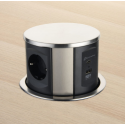 Electraline 62571 Galdas Multi ligzdas 2xUSB / 3G / 1.5 / 2m Electraline 62571 Galdas Multi ligzdas 2xUSB / 3G / 1.5 / 2m