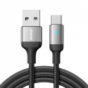 Cable to USB-A / Type-C / 3A / 1.2m Joyroom S-UC027A10 (black) Cable to USB-A / Type-C / 3A / 1.2m Joyroom S-UC027A10 (black)