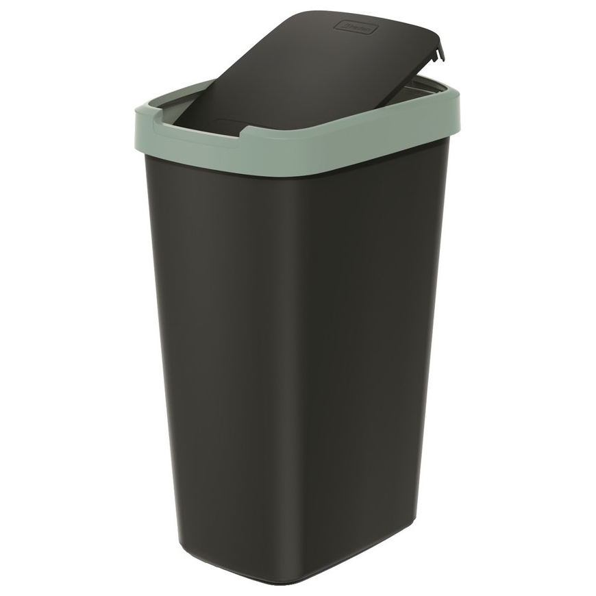 Prosperplast div class"int_ce_html"COMPACTA Q šiukšlių dėžė - jazminų žalia 45l/div