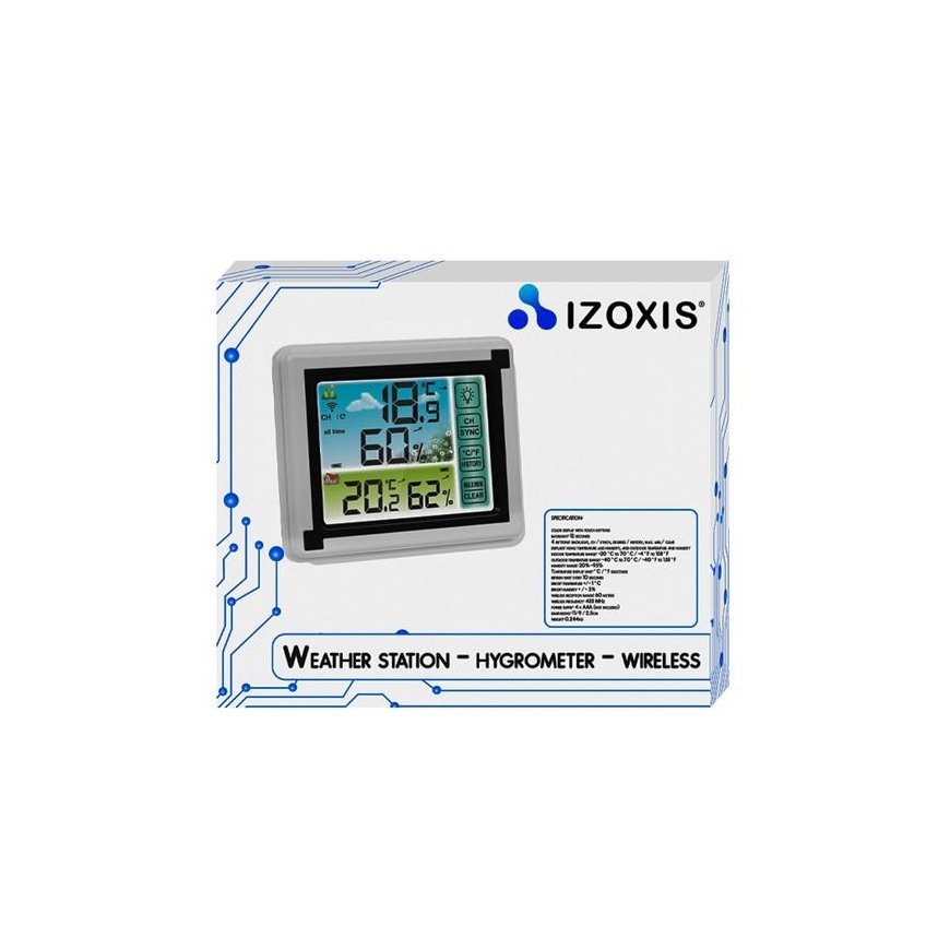 Iso Trade Meteorological station - hygrometer - wireless – 5