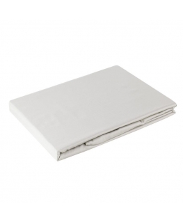 Eurofirany NOVA cotton satin sheet without rubber, 220X210 cm, color: light gray