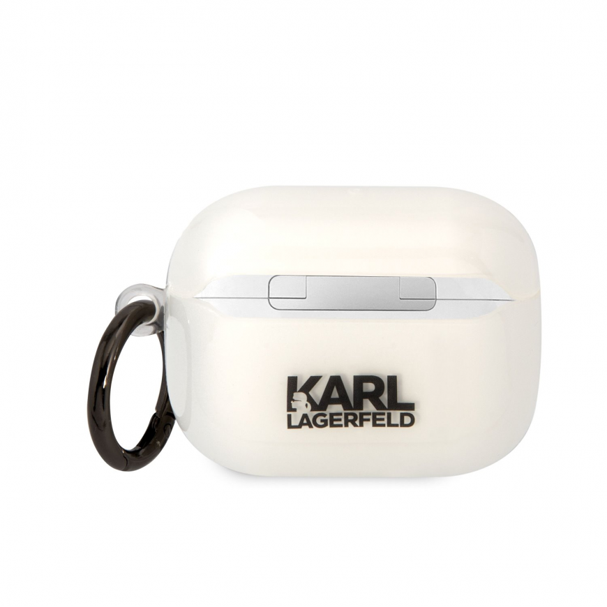 Headphones for Karl Lagerfeld Airpods Pro KLAPHNCHTCT white Ikonik Choupette – 5