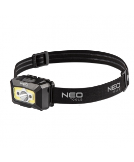 Neo USB 250 lm COB LED rechargeable headlamp + motion sensor