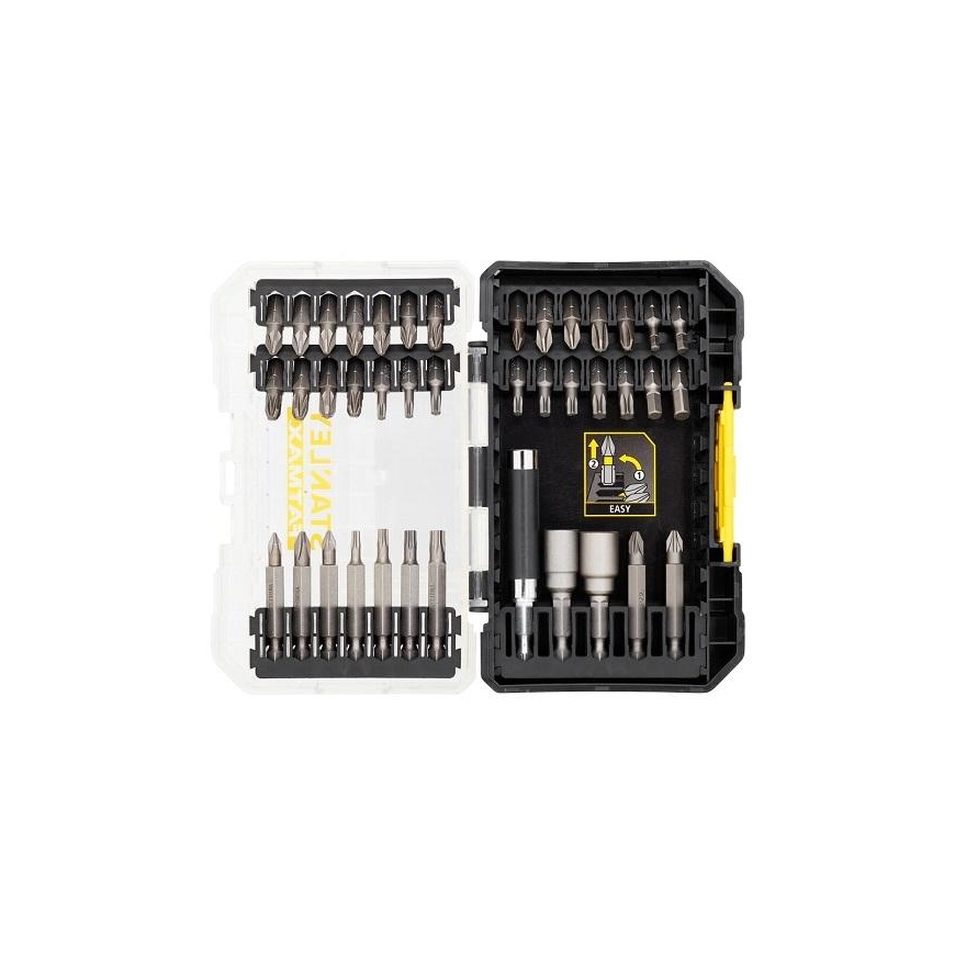 Stanley 1/4" bit and socket set