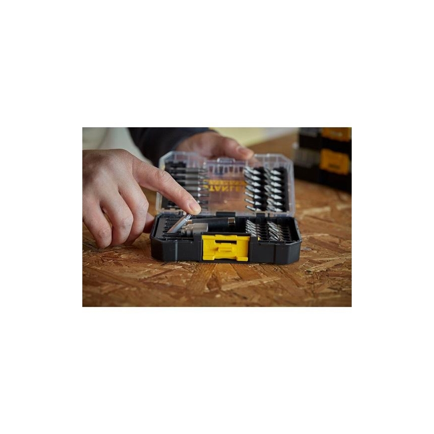 1/4" antgalių ir lizdų rinkinys su 2 magnetiniais laikikliais, 40 vnt. FATMAX Stanley [STA88560-XJ] – 5