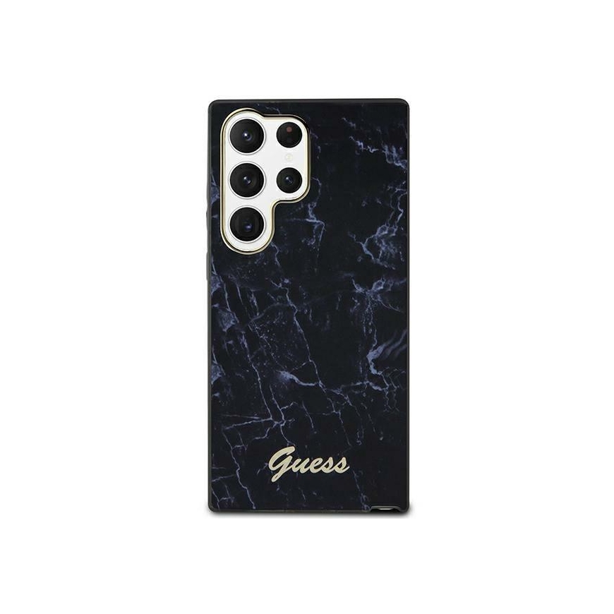Guess Case for Samsung Galaxy S23 Ultra GUHCS23LPCUMAK Black HC PU/TPU Marble – 2