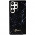 Guess dėklas, skirtas Samsung Galaxy S23 Ultra GUHCS23LPCUMAK juodas HC PU/TPU marmuras