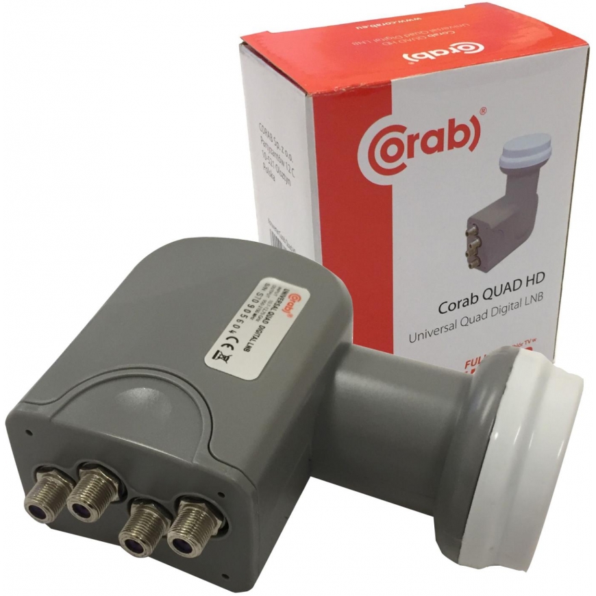 CORAB LNB Konwerter Quad