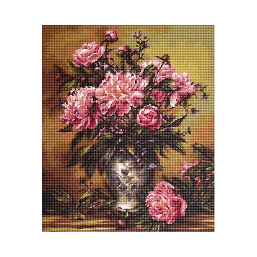 luca S Vase with peonies SB543