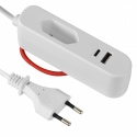 Electraline 62654 USB Зарядка USB-A + USB-C 17W Electraline 62654 USB Зарядка USB-A + USB-C 17W