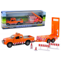 Lean Cars Automatic pickup truck Mitsubishi Roadside assistance with tractor light effects 27cm HY0007