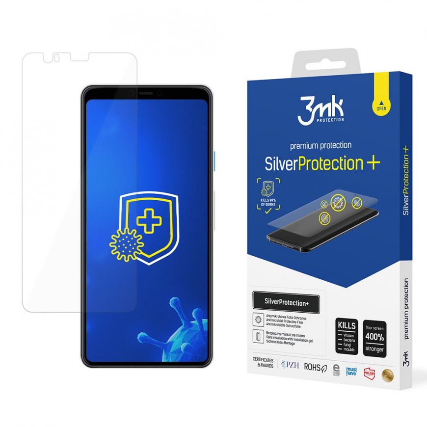 3MK 3MK Silver Protect+ Google Pixel 4 Folia Antimikrobowa montowana na mokro – 2