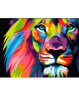 Beldizart Colorful lion 40*30 cm AM4006